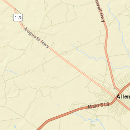 Allendale Street Map