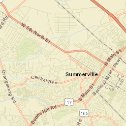 Summerville Street Map