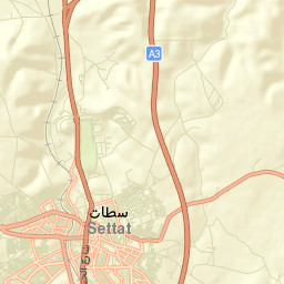 Settat Street Map