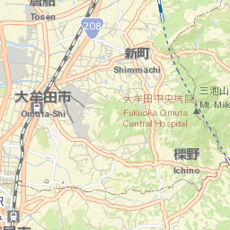 Ōmuta Shi Street Map