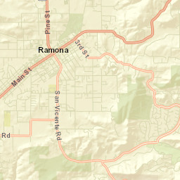 Ramona Street Map