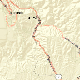 East Plantsite Arizona Street Map