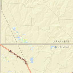Capps City Arkansas Street Map