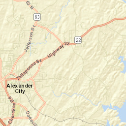 Parish Hills Alabama Street Map