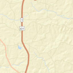 Buffalo Alabama Street Map