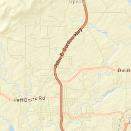 101-199 Sanders Street Thomaston GA  Street Map