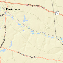 Davisboro Street Map