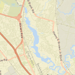 Goose Creek Street Map
