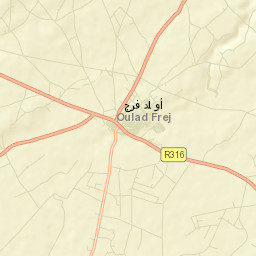 Oulad Frej Street Map