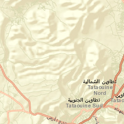 Tataouine Street Map