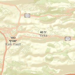 Kfar Yasif Street Map