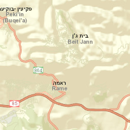 Beit Jann Street Map