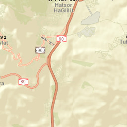Rosh Pinna Street Map