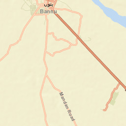 Bannu Street Map