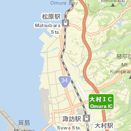 Ōmura Street Map