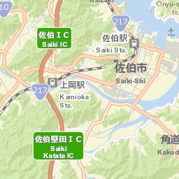 Saiki Street Map