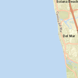 Del Mar California Street Map