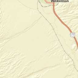 Winkelman Arizona Street Map
