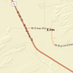 Ashurst Arizona Street Map