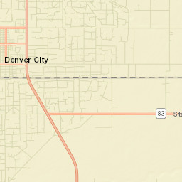 Denver City Street Map