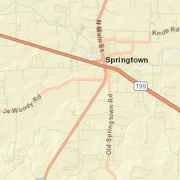 Springtown Street Map