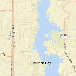 Pecan Acres Street Map