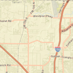 700 West Bonds Ranch Road, Fort Worth Street Map