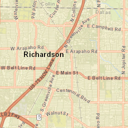 Richardson Street Map