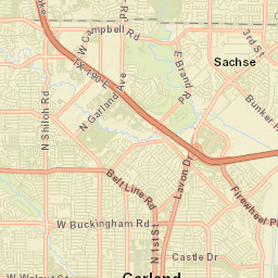 Sachse Street Map