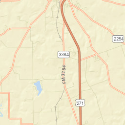 Camp County Street Map
