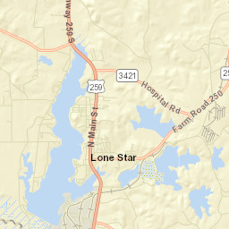 Lone Star Street Map