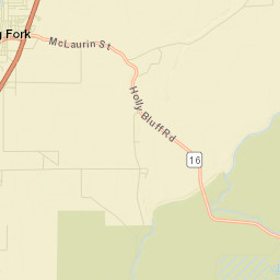 Sharkey County Street Map