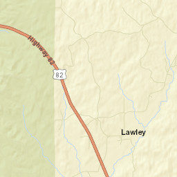 Maud Alabama Street Map