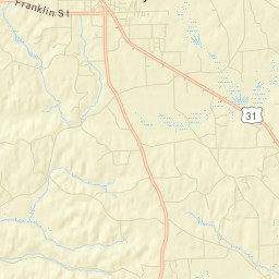 Thorsby Alabama Street Map