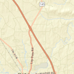Gap of the Mountain Alabama Street Map