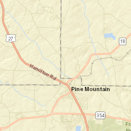 Pine Mountain Street Map