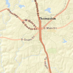 Thomaston Street Map