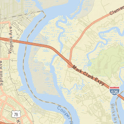 North Charleston Street Map