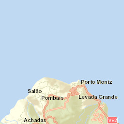 Porto Moniz Street Map
