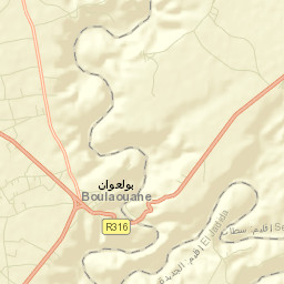 Boulaouane Street Map