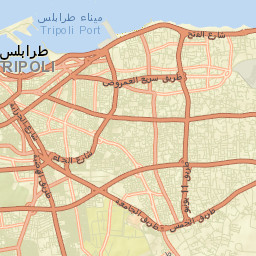 Tripoli Street Map