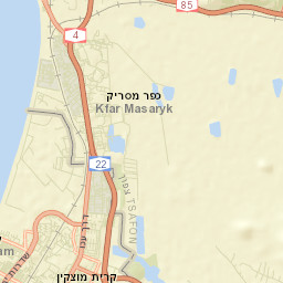 Qiryat Yam Street Map