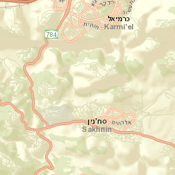 Sakhnīn Street Map
