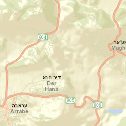 Deir Ḥannā Street Map