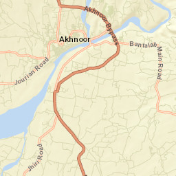 Akhnur Street Map