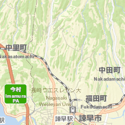 Isahaya-shi Street Map