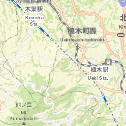 Uekimachi-mōno Street Map