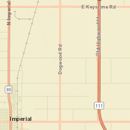 Imperial California Street Map