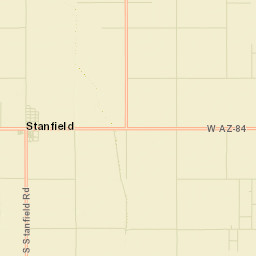 Stanfield Arizona Street Map