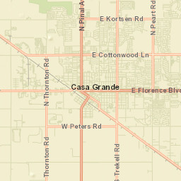Arizola Arizona Street Map